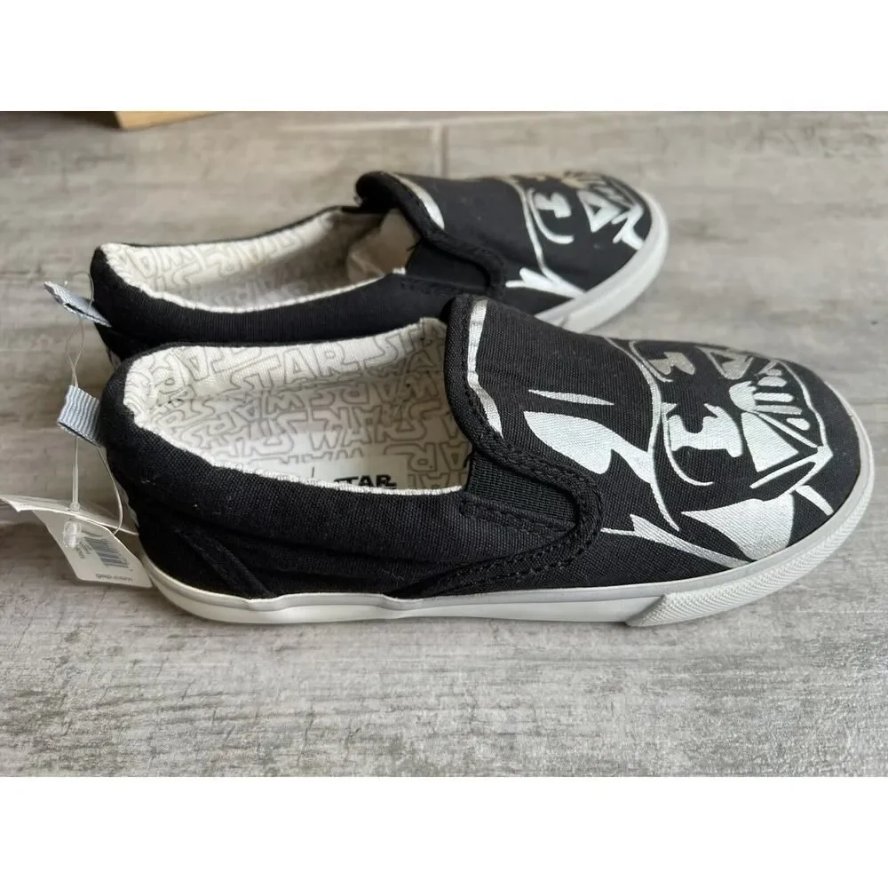 Baby Gap x Star Wars Darth Vader Slip On Shoes Boys Kids Toddler NEW 11 Casual